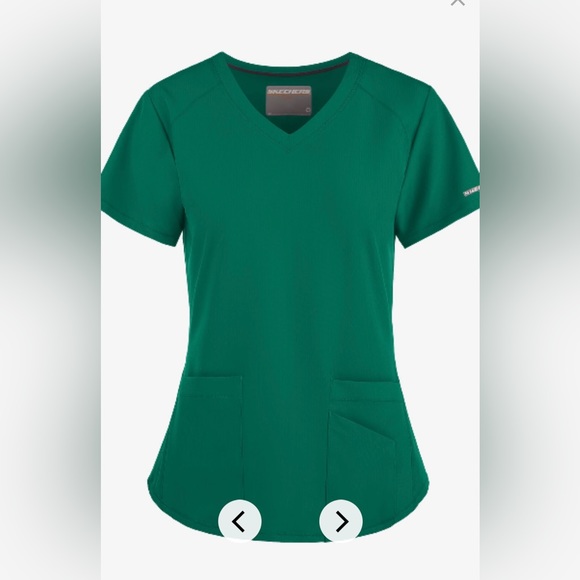 Set of two Skechers by Barco Breeze Women's 3-Pocket STRETCH V-Neck Scrub Top - Picture 2 of 12